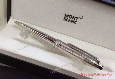 Copy Mont blanc Meisterstuck Ballpoint Pen Silver - Buy Online